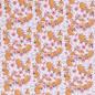 Mobile Preview: Baumwoll Jersey Druck Fuchsmädchen auf Rosa Blumen